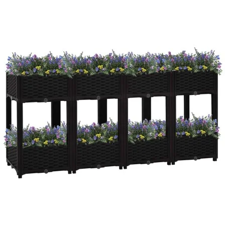 Flowerbed 160x40x71 cm polypropylene by vidaXL, Pots and planters - Ref: Foro24-316537, Price: 117,56 €, Discount: %