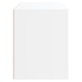 Mueble zapatero madera contrachapada blanco 80x35x45 cm
