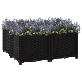 Blumenbeet 80x80x38 cm Polypropylen von vidaXL, Töpfe und Pflanzgefäße - Ref: Foro24-316540, Preis: 67,91 €, Rabatt: %
