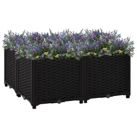 Blumenbeet 80x80x38 cm Polypropylen von vidaXL, Töpfe und Pflanzgefäße - Ref: Foro24-316540, Preis: 61,94 €, Rabatt: %
