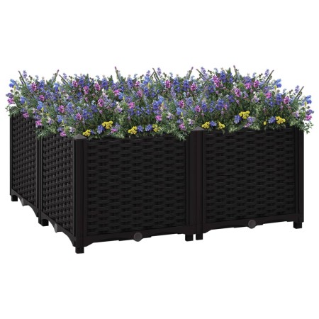 Blumenbeet 80x80x38 cm Polypropylen von vidaXL, Töpfe und Pflanzgefäße - Ref: Foro24-316540, Preis: 67,91 €, Rabatt: %