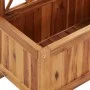Garden flowerbed with acacia wood trellis by vidaXL, Pots and planters - Ref: Foro24-316541, Price: 69,08 €, Discount: %