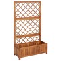 Bett mit Gitter aus massivem Akazienholz 85x38x150 cm von vidaXL, Töpfe und Pflanzgefäße - Ref: Foro24-316542, Preis: 159,02 ...