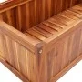 Flowerbed with solid acacia wood trellis 85x38x150 cm by vidaXL, Pots and planters - Ref: Foro24-316542, Price: 135,29 €, Dis...