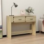 Mesa consola madera contrachapada roble Sonoma 100x39x75 cm