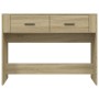 Mesa consola madera contrachapada roble Sonoma 100x39x75 cm