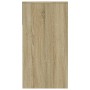 Mesa consola madera contrachapada roble Sonoma 100x39x75 cm