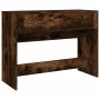 Mesa consola madera contrachapada roble ahumado 100x39x75 cm
