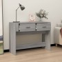 Mesa consola madera contrachapada gris Sonoma 100x39x75 cm
