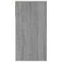 Mesa consola madera contrachapada gris Sonoma 100x39x75 cm