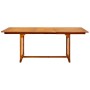 Mesa de comedor jardín madera maciza acacia (150-200)x100x75cm