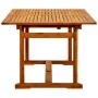 Mesa de comedor jardín madera maciza acacia (150-200)x100x75cm de vidaXL, Mesas de jardín - Ref: Foro24-316564, Precio: 281,1...