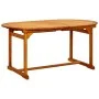 Mesa de comedor jardín madera maciza acacia (160-240)x100x75 cm de vidaXL, Mesas de jardín - Ref: Foro24-316565, Precio: 352,...
