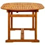 Mesa de comedor jardín madera maciza acacia (160-240)x100x75 cm de vidaXL, Mesas de jardín - Ref: Foro24-316565, Precio: 352,...