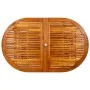 Mesa de comedor jardín madera maciza acacia (160-240)x100x75 cm de vidaXL, Mesas de jardín - Ref: Foro24-316565, Precio: 352,...