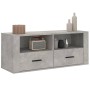 Mueble para TV contrachapada gris hormigón 100x35x40 cm en Muebles TV | Comprar online en Foro24