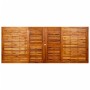 Mesa de comedor jardín madera maciza acacia (160-240)x100x75 cm