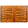 Mesa de comedor jardín madera maciza acacia (160-240)x100x75 cm