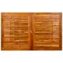 Mesa de comedor jardín madera maciza acacia (160-240)x100x75 cm de vidaXL, Mesas de jardín - Ref: Foro24-316566, Precio: 359,...