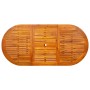 Garten-Esstisch aus massivem Akazienholz (120-170) x 80 x 75 cm von vidaXL, Gartentische - Ref: Foro24-316567, Preis: 252,91 ...