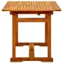 Mesa de comedor jardín madera maciza acacia (120-170)x80x75 cm de vidaXL, Mesas de jardín - Ref: Foro24-316568, Precio: 214,5...