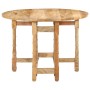 Runder Esstisch aus massivem Mangoholz, 110 x 76 cm von vidaXL, Küchen- und Esstische - Ref: Foro24-321699, Preis: 226,94 €, ...