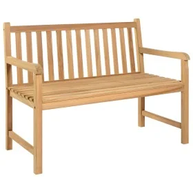 Solid teak wood garden bench 114 cm by vidaXL, garden benches - Ref: Foro24-316622, Price: 178,26 €, Discount: %