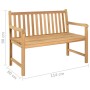 Gartenbank aus massivem Teakholz, 114 cm von vidaXL, Gartenbänke - Ref: Foro24-316622, Preis: 179,88 €, Rabatt: %