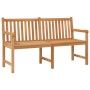 Gartenbank aus massivem Teakholz, 150 cm von vidaXL, Gartenbänke - Ref: Foro24-316623, Preis: 244,78 €, Rabatt: %