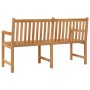 Gartenbank aus massivem Teakholz, 150 cm von vidaXL, Gartenbänke - Ref: Foro24-316623, Preis: 244,78 €, Rabatt: %