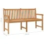Gartenbank aus massivem Teakholz, 150 cm von vidaXL, Gartenbänke - Ref: Foro24-316623, Preis: 240,83 €, Rabatt: %