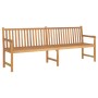 Gartenbank aus massivem Teakholz 228 cm von vidaXL, Gartenbänke - Ref: Foro24-316624, Preis: 353,80 €, Rabatt: %