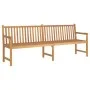 Gartenbank aus massivem Teakholz 228 cm von vidaXL, Gartenbänke - Ref: Foro24-316624, Preis: 339,71 €, Rabatt: %