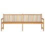 Gartenbank aus massivem Teakholz 228 cm von vidaXL, Gartenbänke - Ref: Foro24-316624, Preis: 353,80 €, Rabatt: %