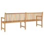 Gartenbank aus massivem Teakholz 228 cm von vidaXL, Gartenbänke - Ref: Foro24-316624, Preis: 353,80 €, Rabatt: %
