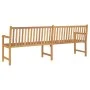Gartenbank aus massivem Teakholz 228 cm von vidaXL, Gartenbänke - Ref: Foro24-316624, Preis: 339,71 €, Rabatt: %