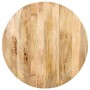 Runder Esstisch aus massivem Mangoholz, 110 x 76 cm von vidaXL, Küchen- und Esstische - Ref: Foro24-321699, Preis: 226,94 €, ...