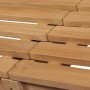 Banco de jardín de madera maciza de teca 228 cm de vidaXL, Bancos de jardín - Ref: Foro24-316624, Precio: 353,73 €, Descuento: %