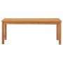 Gartenbank aus massivem Teakholz 114 cm von vidaXL, Gartenbänke - Ref: Foro24-316626, Preis: 147,02 €, Rabatt: %