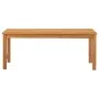 Gartenbank aus massivem Teakholz 114 cm von vidaXL, Gartenbänke - Ref: Foro24-316626, Preis: 147,02 €, Rabatt: %