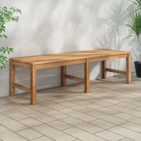 Banco de jardín de madera maciza de teca 150 cm de vidaXL, Bancos de jardín - Ref: Foro24-316627, Precio: 171,86 €, Descuento: %