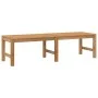 Banco de jardín de madera maciza de teca 150 cm de vidaXL, Bancos de jardín - Ref: Foro24-316627, Precio: 167,69 €, Descuento: %