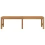 Banco de jardín de madera maciza de teca 150 cm de vidaXL, Bancos de jardín - Ref: Foro24-316627, Precio: 167,69 €, Descuento: %