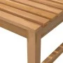 Banco de jardín de madera maciza de teca 150 cm de vidaXL, Bancos de jardín - Ref: Foro24-316627, Precio: 167,69 €, Descuento: %