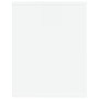 Mueble zapatero madera contrachapada blanco brillo 75x35x45 cm