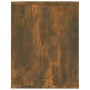 Mueble zapatero madera contrachapada roble ahumado 75x35x45 cm