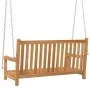 Solid teak wood rocking bench 114x60x64 cm by vidaXL, Garden rockers - Ref: Foro24-316628, Price: 176,71 €, Discount: %