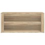 Mueble zapatero madera contrachapada roble Sonoma 100x35x45 cm
