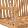Solid teak wood rocking bench 114x60x64 cm by vidaXL, Garden rockers - Ref: Foro24-316628, Price: 176,71 €, Discount: %