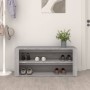 Mueble zapatero madera contrachapada gris Sonoma 100x35x45 cm